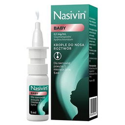 NASIVIN BABY (Soft) 0,01% krople - 5 ml