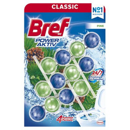 BREF Kostka do WC Power Aktiv Sosna 3x50g