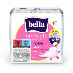 BELLA Podpaski Perfecta Ultra Rose, 10szt.