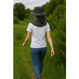 KAPELUSZ PRZECIWSŁONECZNY Z SIATKĄ MOSKITIERĄ CZAPKA OCHRONNA -