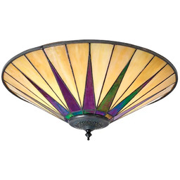 Interiors Szklana lampa sufitowa Dark star 70240 tiffany
