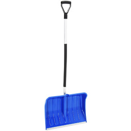 vidaXL Łopata do śniegu, niebieska, 145 cm, aluminiowa