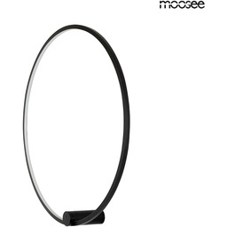 Lampa ścienna HOOP 60 czarny ring Ø65cm LED