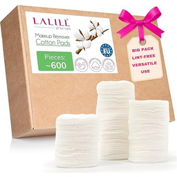 LALILL Bawełniane Płatki Kosmetyczne 600 szt. Miękkie
