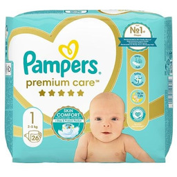 Pampers Premium Care Pieluszki rozmiar 1, 26 sztuk