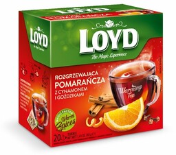 Herbata Loyd Rozgrzewająca Pomarańcza z Cynamonem i Goździkami