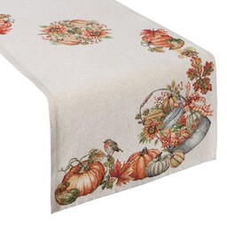 Eurofirany Obrus bieżnik 40x100 Cho 1223 naturalny pomarańczowy