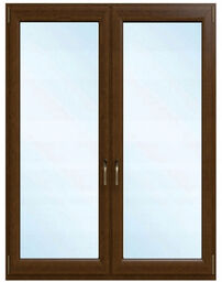 Okno 1735 x 2095 Drzwi Tarasowe Balkonowe Orzech