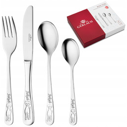 Sztućce dla Dzieci Gerlach Pieski z Grawerem Chrzest