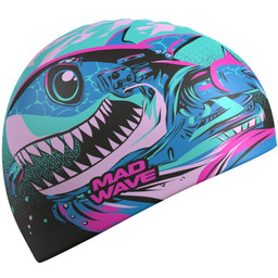 Mad wave robo shark cap niebiesko/różowy