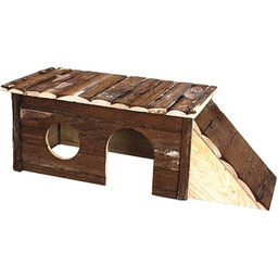 Karlie Wonderland Nature drewniany domek z drabiną