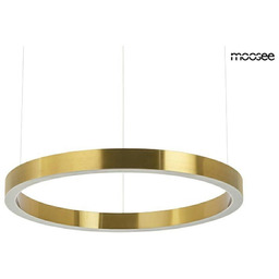 Lampa wisząca RING 60 złoty zwis 200cm LED