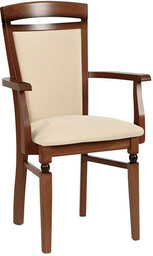 krzesło Bawaria P z podłokietnikami beżowe