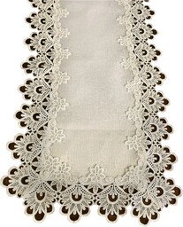 Bieżnik plamoodporny prostokątny z gipiurą G01-03