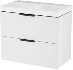 Excellent Blanko szafka 64 cm, biały połysk