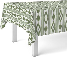 Martina Home Obrus ceratowy MALLORQUÍ ZIELONY 140 Okrągły