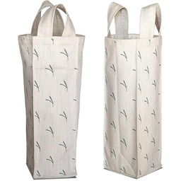 Bonamaison Bawełniana torba na wino z nadrukiem cyfrowym,