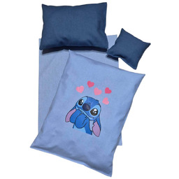 Stitch komplet pościeli kołderka do wózka kołyski łóżeczka