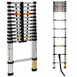 Drabina Aluminiowa Teleskopowa Antypoślizgowa 3,8M 150kg Vorel 17702