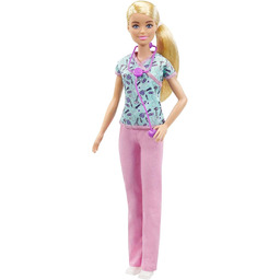 Barbie Kariera Lalka pielęgniarka ze stetoskopem