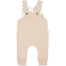 Niemowlęce ogrodniczki beżowe Nicol,r.74