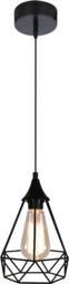 Candellux GRAF 31-62888 lampa wisząca druciana czarna 1X60W
