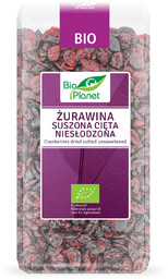 Bio Planet Żurawina suszona cięta niesłodzona 400 g