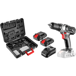 Wiertarko-wkrętarka akumulatorowa Energy+ 18V Li-Ion ładowarka walizka GRAPHITE
