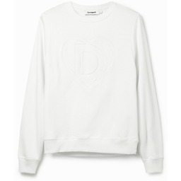 Bluza z logo z efektem tłoczenia