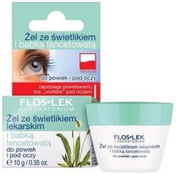 FLOS-LEK Żel ze świetlikiem i babką lancetowatą- 10g