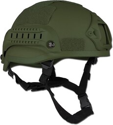 Mil-Tec 16662301 Hełm, Zielony, 1 Sztuka