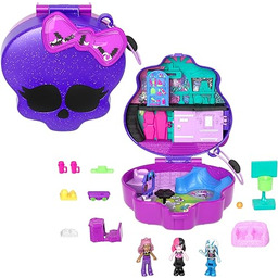 Polly Pocket Monster High Zestaw kompaktowy z 3