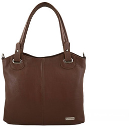 Shopperka skórzana BARBERINI''S 982-12 brązowa