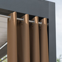 Markizeta Zasłona gotowa na przelotkach 140x200 008 ciepły