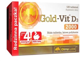 Olimp Gold-Vit D3 2000, 120 tabletek