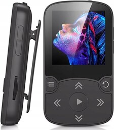 Odtwarzacz MP3 64GB Bluetooth 5.0 Słuchawki Radio Krokomierz