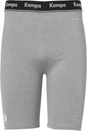 Kempa Attitude legginsy męskie, ciemnoszare melanż, XL