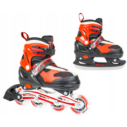 Łyżworolki dla Dziecka Spartan Red Inliner (30-33)