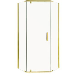 Kabina natryskowa Kora 90 bez brodzika złota Kerra