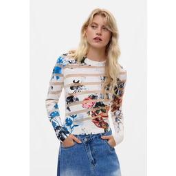 Desigual Sweter z nadrukiem