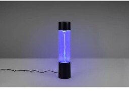 Trio Leuchten Neonowa lampa stołowa czarna z LED