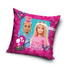 Carbotex Poszewka dekoracyjna 40x40 Barbie różowa C24