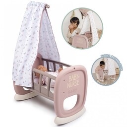 SMOBY Baby Nurse Kołyska z Baldachimem dla Lalki