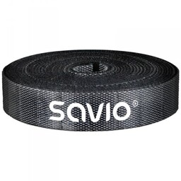 Savio Organizer na kable, Taśma, Rzep, 14mm szerokości,
