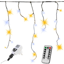 KURTYNA 200 LED LAMPKI NA DOM CIEPŁO-ZIMNE +