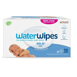 WaterWipes BIO Chusteczki nawilżane wodne, 12x 60szt. ->