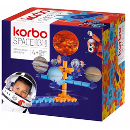 Klocki Space, 131 elementów Korbo