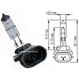Żarówka halogenu Chevrolet Corvette 32W