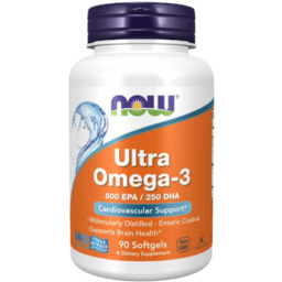 Now Foods Ultra Omega-3 suplement diety 90 kapsułek