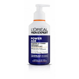 LOREAL Men Expert Power Age Nawilżający żel oczyszczający